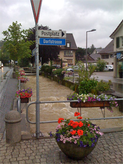 Dorfbach am 18. Juni 2010 um 08:30 Uhr